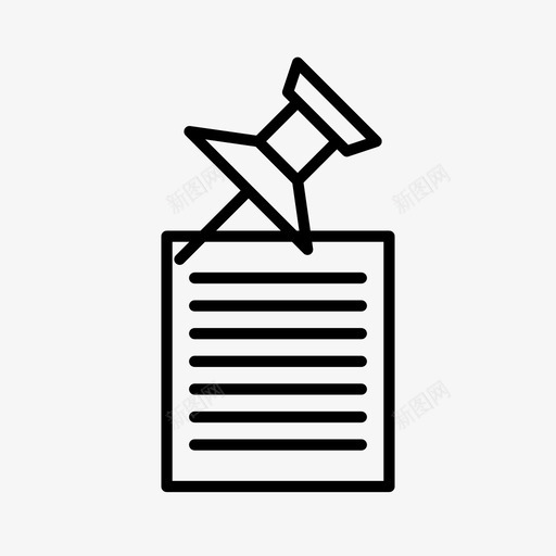 注意图钉搜索引擎优化图标svg_新图网 https://ixintu.com 优化 图钉 搜索引擎 注意