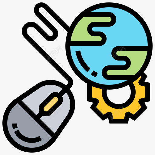 全世界茎16线形颜色图标svg_新图网 https://ixintu.com 全世界 线形 颜色