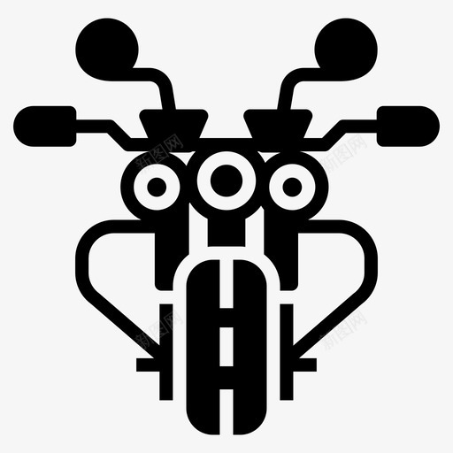 重型摩托车自行车个人自行车图标svg_新图网 https://ixintu.com 个人自行车 滑板车 自行车 运输 运输字形矢量图标集 重型摩托车