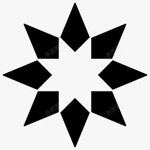 星星明亮尖尖图标svg_新图网 https://ixintu.com 尖尖 明亮 星星 花粉 阳光