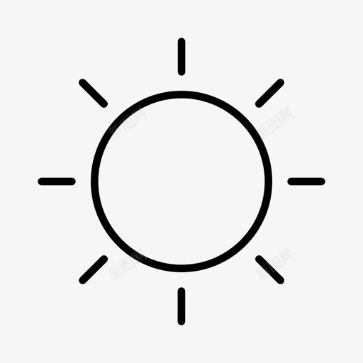 早晨晴朗阳光明媚图标svg_新图网 https://ixintu.com 天气 早晨 晴朗 阳光明媚