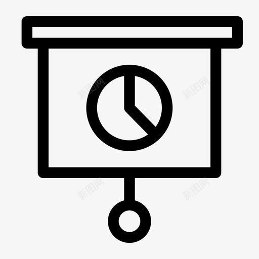 演示分析黑板图标svg_新图网 https://ixintu.com 信息 分析 图表 大纲 演示 统计数据 返校 黑板