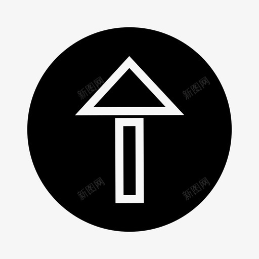 上传按钮用户界面图标svg_新图网 https://ixintu.com 上传 按钮 按钮轮廓 用户界面