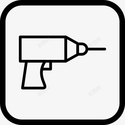 钻挖机图标svg_新图网 https://ixintu.com