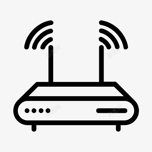 网络路由器连接调制解调器图标svg_新图网 https://ixintu.com 小工 工具 网络 设备 调制解调器 路由器 连接