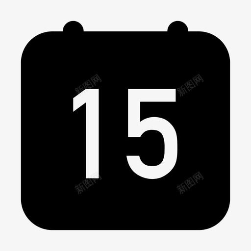 calendar-15-onsvg_新图网 https://ixintu.com calendar-15-on