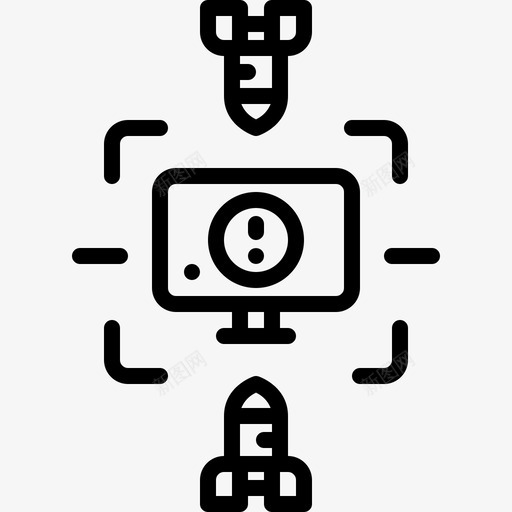ddos攻击危险恶意软件图标svg_新图网 https://ixintu.com ddos 下载 危险 恶意 攻击 病毒 软件