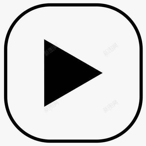 播放歌曲媒体播放器音乐图标svg_新图网 https://ixintu.com 媒体播放器 播放 歌曲 音乐