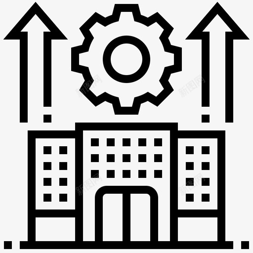 公司成长发展增长图标svg_新图网 https://ixintu.com 业务 公司 分析 发展 增长 幻灯片 成功 成长
