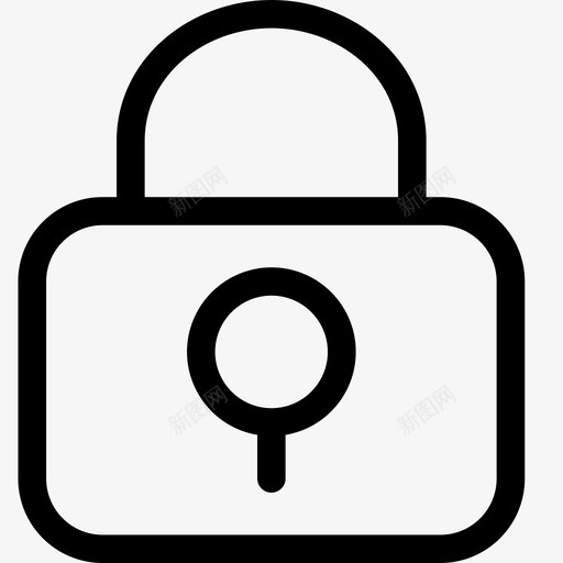 锁头svg_新图网 https://ixintu.com 锁头 线性