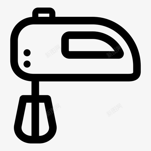 搅拌机打蛋器手动搅拌机图标svg_新图网 https://ixintu.com 厨房电器 家用电器 手动搅拌机 打蛋器 打蛋机 搅拌机