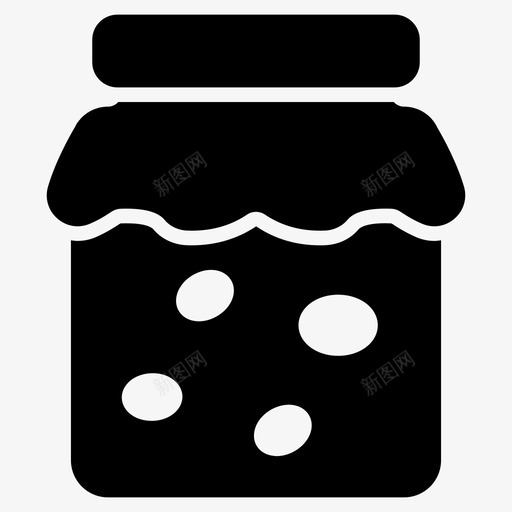 甜点甜点罐甜品罐图标svg_新图网 https://ixintu.com 甜品 甜点