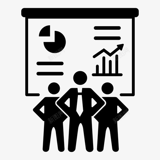 财务团队业务咨询图标svg_新图网 https://ixintu.com 业务 咨询 演示 营销 财务团队