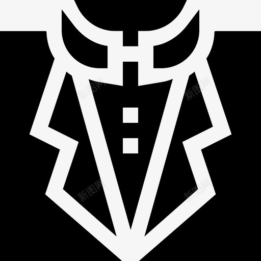 燕尾服豪华18填充图标svg_新图网 https://ixintu.com 填充 燕尾服 豪华18