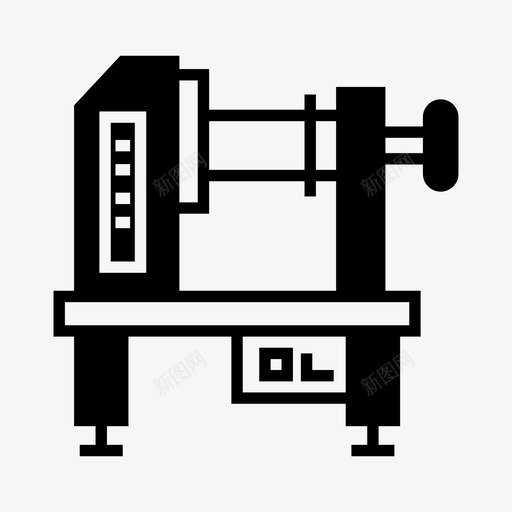 数控工业机械图标svg_新图网 https://ixintu.com 制造 工业 数控 机器人 机械