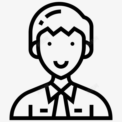 经理会计簿记员图标svg_新图网 https://ixintu.com 会计 员工 护工 男士 簿记员 经理