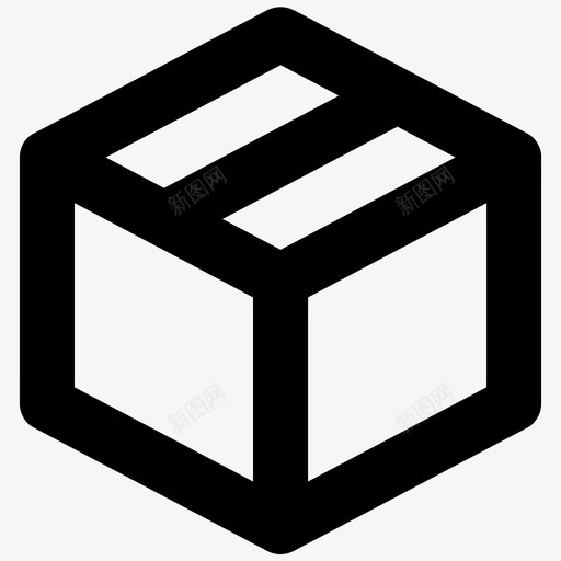 订单盒子送货图标svg_新图网 https://ixintu.com 产品 包装 电子商务 盒子 订单 送货