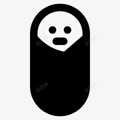 出生婴儿人口图标svg_新图网 https://ixintu.com 人口 儿子 出生 婴儿 字形