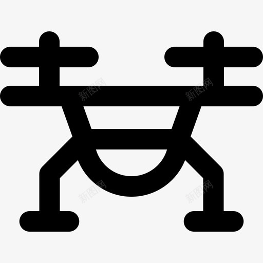 无人机新闻和杂志11线性图标svg_新图网 https://ixintu.com 新闻 无人机 杂志 线性