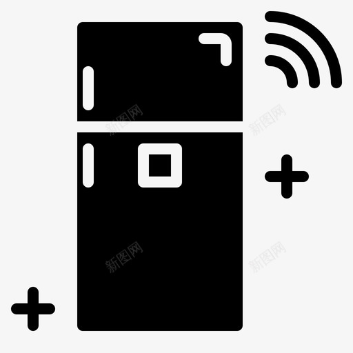 冰箱智能技术12填充图标svg_新图网 https://ixintu.com 冰箱 填充 智能技术12