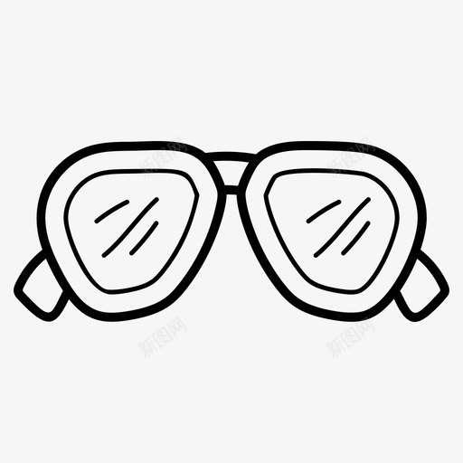 眼镜墨镜秋冬夏春系列标图标svg_新图网 https://ixintu.com 墨镜 眼镜 秋冬夏春系列矢量图标