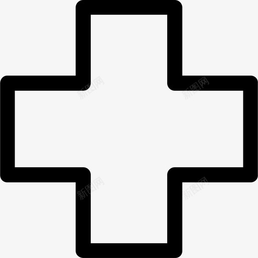 十字医学34直系图标svg_新图网 https://ixintu.com 医学 十字 直系