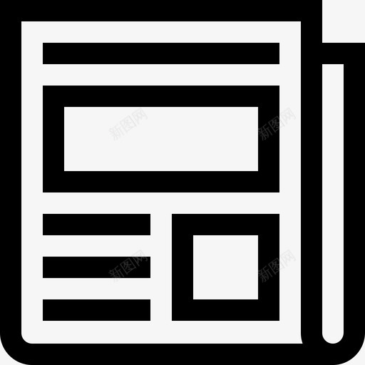 报纸晨报21号直系图标svg_新图网 https://ixintu.com 21号 报纸 晨报 直系