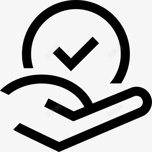 支付商业支票标记图标svg_新图网 https://ixintu.com 商业 支付 支票标记 电子商务 电子商务和购物