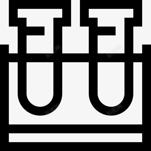 试管药物36线性图标svg_新图网 https://ixintu.com 线性 药物 试管