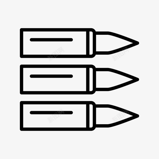 子弹导弹战争图标svg_新图网 https://ixintu.com 假日 图标 子弹 导弹 战争 概述 武器 自然 风格