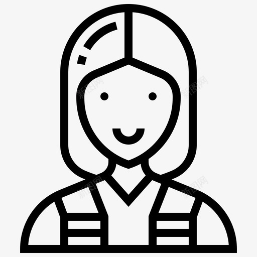技术员施工员电工图标svg_新图网 https://ixintu.com 女性 工程师 技术员 护理员 施工员 电工