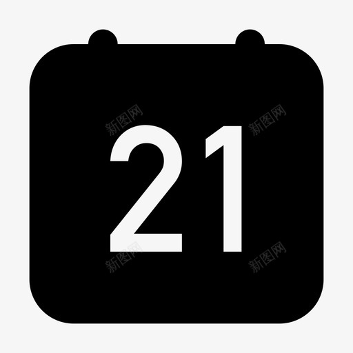 calendar-21-onsvg_新图网 https://ixintu.com calendar-21-on