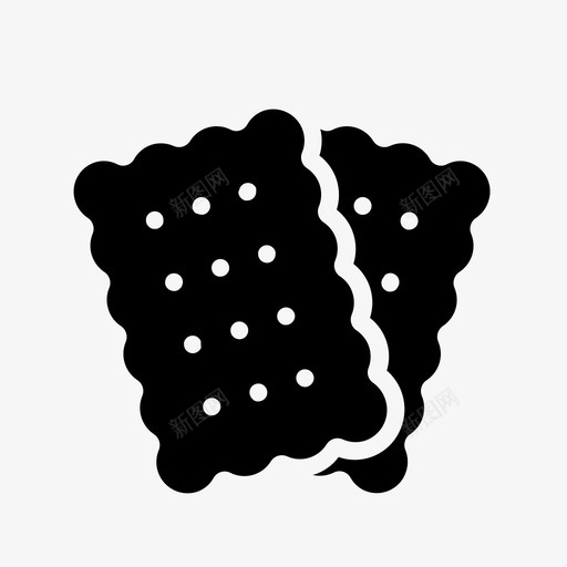 采购产品饼干饼干点心图标svg_新图网 https://ixintu.com 快餐 点心 甜食 采购产品饼干 雕文 饼干