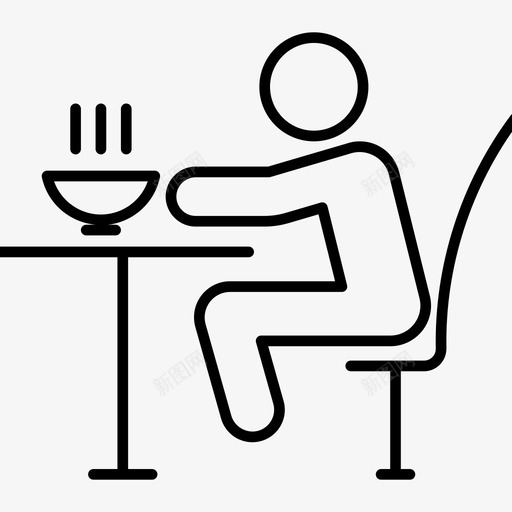 吃人餐馆图标svg_新图网 https://ixintu.com 人 吃 餐馆