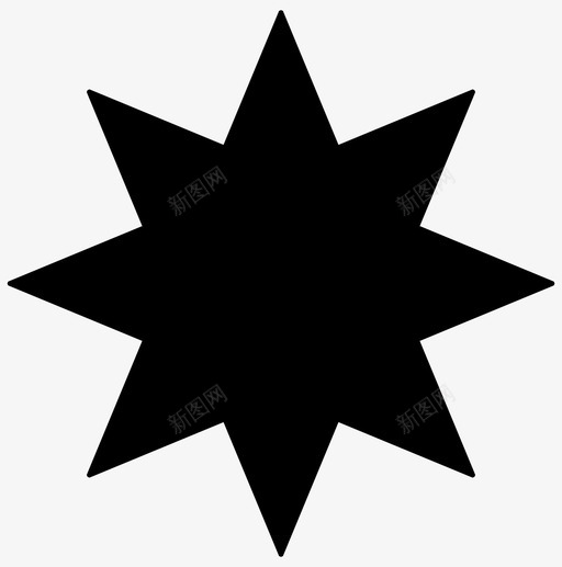 星星明亮尖尖图标svg_新图网 https://ixintu.com 尖尖 明亮 星星 花粉 阳光