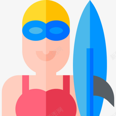冲浪者体育头像16扁平图标图标