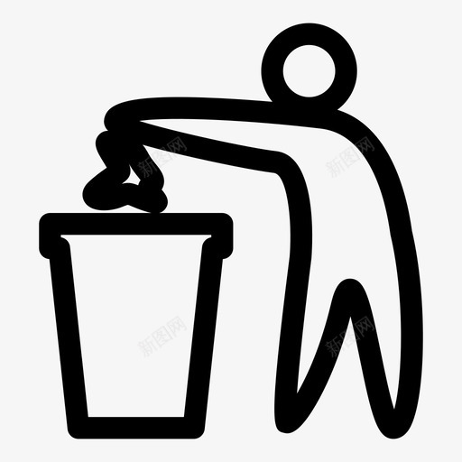 不乱扔邮件包装图标svg_新图网 https://ixintu.com 不乱 乱扔 包装 标志 符号 运输 邮件