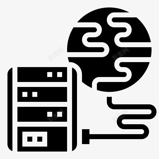 连接数据管理5字形图标svg_新图网 https://ixintu.com 字形 数据管理5 连接