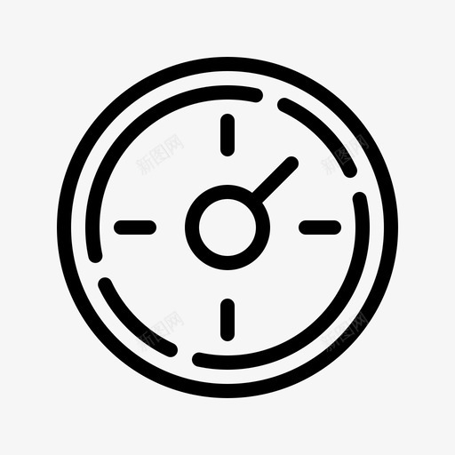 18号车厢直线式里程计图标svg_新图网 https://ixintu.com 18号 直线式 车厢 里程计