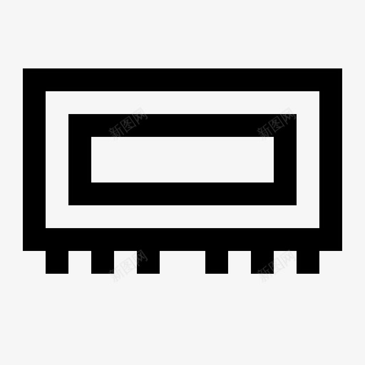 lcd显示器电子图标svg_新图网 https://ixintu.com lcd 屏幕 显示器 电子