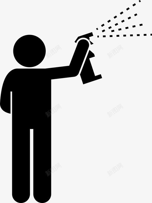 喷雾器激素人图标svg_新图网 https://ixintu.com 养殖 喷雾器 激素 雨燕