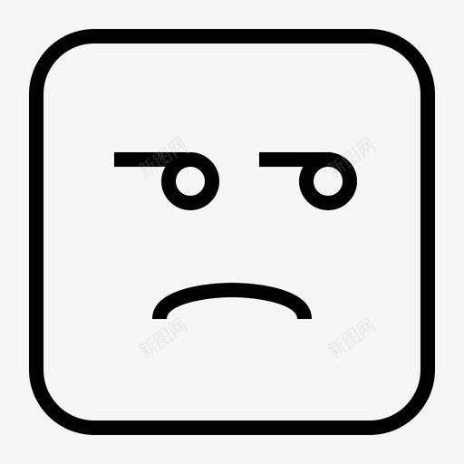 表情符号愤怒无聊图标svg_新图网 https://ixintu.com 愤怒 无聊 疯狂 表情 表情符号