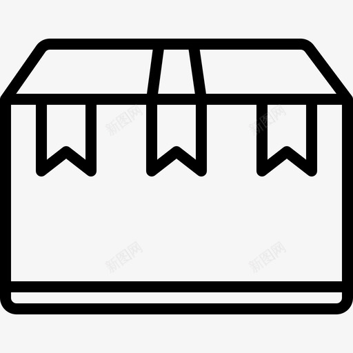 包装捆绑负担图标svg_新图网 https://ixintu.com 包装 捆绑 行李 设备 负担