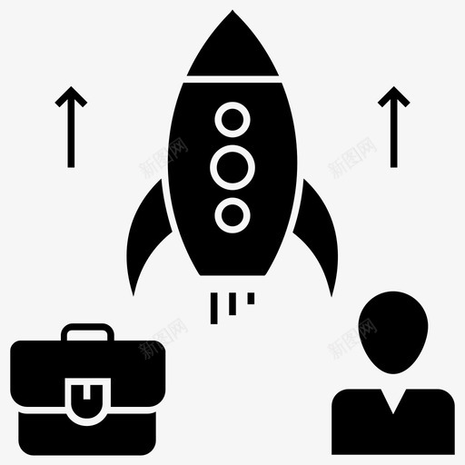 职业方式商业计划初始业务图标svg_新图网 https://ixintu.com 初始业务 启动 商业计划 字段概念集字形向量图标 职业方式