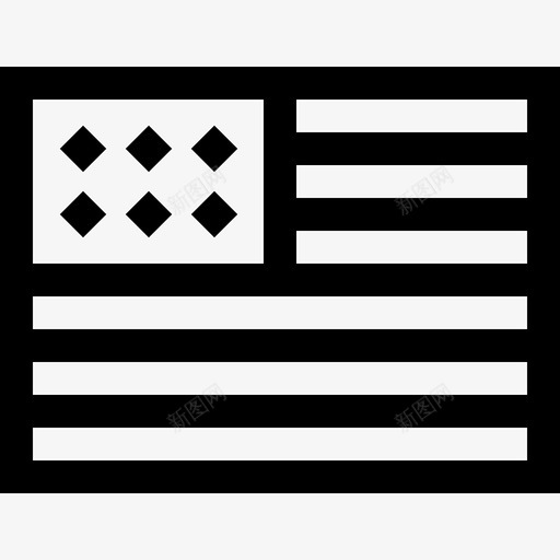 美国7月4日直线图标svg_新图网 https://ixintu.com 4日 7月 直线 美国
