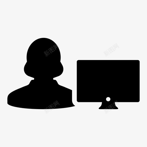 计算机用户管理员客户图标svg_新图网 https://ixintu.com 22个 图标 学生 客户 工作 用户 监控 符号 管理员 计算机