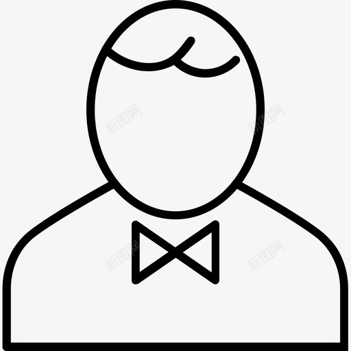 经理酒店员工个人图标svg_新图网 https://ixintu.com 个人 员工 经理酒店