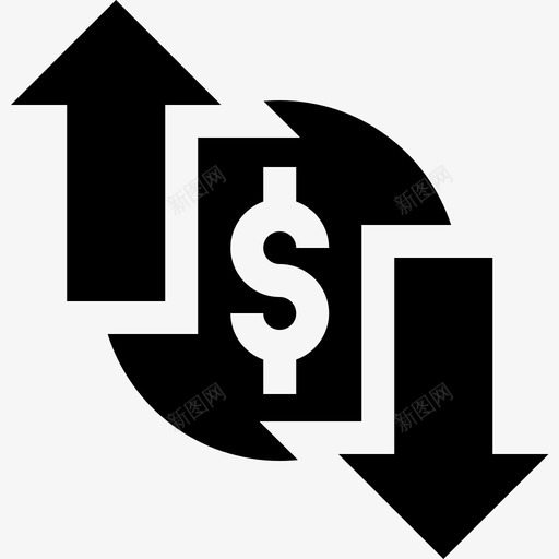 利润就业21已填充图标svg_新图网 https://ixintu.com 利润 填充 就业