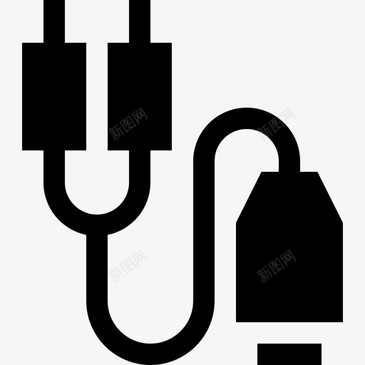 插孔连接器计算机40填充图标svg_新图网 https://ixintu.com 填充 插孔连接器 计算机40