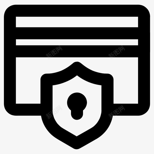 卡锁支付pin图标svg_新图网 https://ixintu.com pin 保护 卡锁 安全 支付